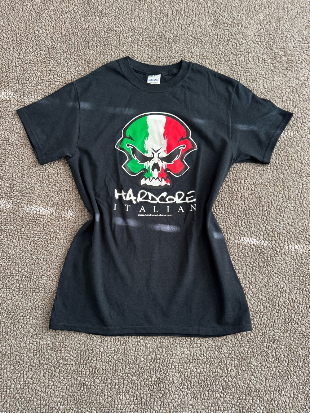 Hardcore Italians Skull Graphic Tee